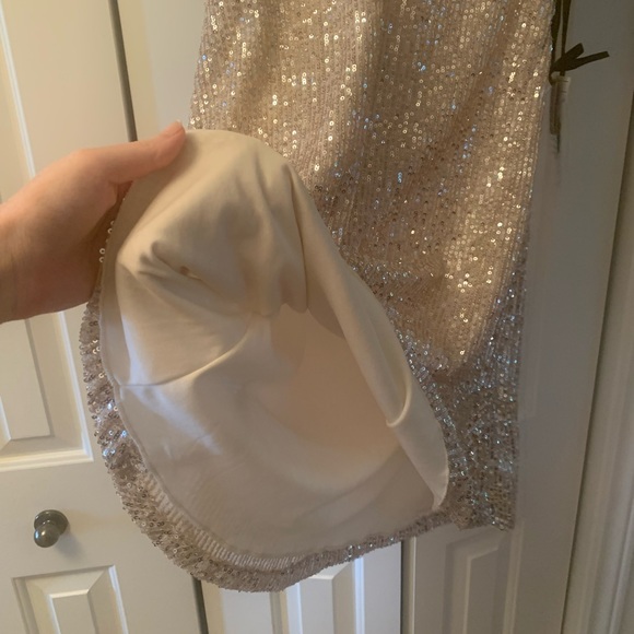 Brand new with tags! Gold sequin dress - Picture 5 of 7